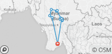  Radreise durch Myanmar - 12 Destinationen 