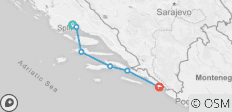  Radreise entlang der dalmatinischen Küste - 6 Destinationen 