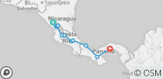  Cycle Nicaragua to the Panama Canal - 10 destinations 