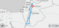  Familienreise Jordanien, Petra und Wüstenabenteuer - 8 Destinationen 