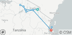  Familienreise Sansibar, Serengeti &amp; Ngorongoro Safari - 12 Destinationen 