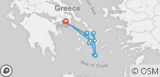  Griechische Insel-Wanderung - 24 Destinationen 