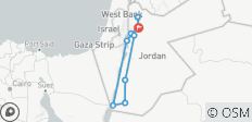  Ontdek Jordanië - 10 bestemmingen 