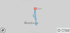  Malediven Dhoni Kreuzfahrt - 5 Destinationen 