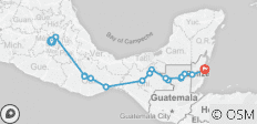  Contrasts of Mexico - 15 destinations 