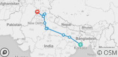  Kolkata to Amritsar - 10 destinations 