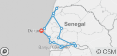  Senegal und Gambia Rundreise - 18 Destinationen 