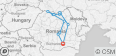  Das Beste aus Rumänien und dem Donaudelta - 11 Destinationen 