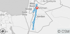  Wandelen over de specerijenpaden van Jordanië - 9 bestemmingen 