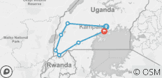  Uganda Gorilla und Schimpansen Safari - 7 Destinationen 