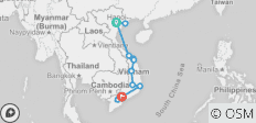  Vietnam Entdeckungsreise - 11 Destinationen 