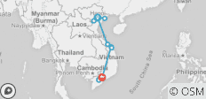  Walking in Vietnam - 12 destinations 