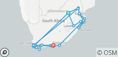  Kruger, Eswatini and South Africa\'s Garden Route - 37 destinations 