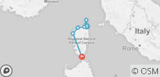  Korsika Radreise Plus! Strände und Bonifacio - 5 Destinationen 