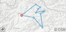  Circuito a pie y senderismo por los Dolomitas - 11 destinos 