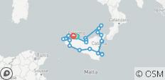  Sicily Grand Tour Walking &amp; Hiking - 25 destinations 