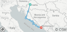  K225 Erstaunliches Kroatien zu Land und zu Wasser - 12 Destinationen 