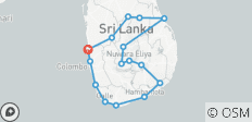  Prächtiger Urlaub in Sri Lanka - 16 Destinationen 