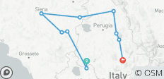  Toscane en Umbrië wandel- en trektochten - 11 bestemmingen 