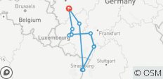  8 tage Köln-Cochem-Straßburg-Köln - 11 Destinationen 