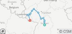  8 tage Stuttgart-Heidelberg-Saarbrücken - 12 Destinationen 