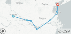  Italien Fahrrad-Schiffsreise von Mantua nach Venedig - 8 Destinationen 