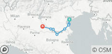  Italien Fahrrad- und Schiffsreise von Venedig nach Mantua - 8 Destinationen 