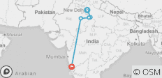  Golden Triangle Tour with Goa - 5 destinations 