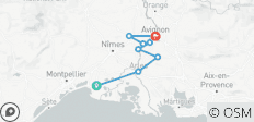  Bike &amp; barge door de Provence en de Camargue: van Aigues-Mortes naar Avignon - 8 bestemmingen 