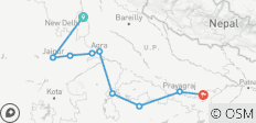  Rundreise Nordindien - Delhi | Jaipur | Agra | Orchha | Khajuraho | Varanasi (Alles Inklusive Rundreise) - 9 Destinationen 