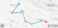  Inde du Nord classique - Triangle d\'or avec Orchha, Khajuraho et Varanasi - 9 destinations 