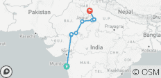  Golden Triangle with Mumbai Tour - 12 destinations 