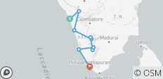  Sacred Kerala Tour - 11 destinations 