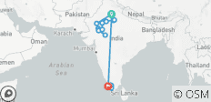  Discover North and South India - 22 destinations 