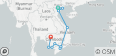  Vietnam + Cambodia Intro - 13 destinations 