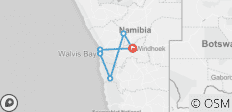  Afrika Erlebnisreise: Namibia mit Unterkunft, Transport und Aktivitäten - 6 Destinationen 