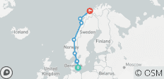  Copenhagen to Northern Norway - 10 destinations 