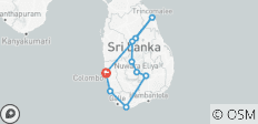  Glamour Of Sri Lanka - Deluxe - 10 destinations 