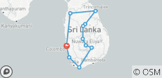  Glamour du Sri Lanka - Deluxe - 11 destinations 