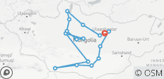  Mongolei Abenteuerreise - 17 Destinationen 