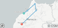 Le nord du Maroc – Les villes bleues et la charmante Marrakech