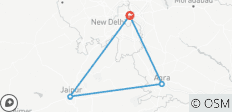  Goldenes Dreieck mit Delhi, Agra &amp; Jaipur - 4 Destinationen 