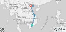  Vietnam at a Glance - 11 destinations 
