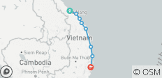  adembenemende fietstocht langs de kust van Vietnam - 8 bestemmingen 