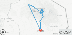  Kilimandscharo Besteigung über die Lemosho Route - 8 Tage - 10 Destinationen 