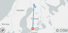  Lapland 7 dagen in de stad van de kerstman op de poolcirkel! - 5 bestemmingen 
