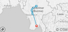  Luxus Irrawaddy 2022/2023 (Mandalay starten, Yangon beenden) - 12 Destinationen 