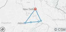  Circuit du Triangle d\'Or - Delhi Agra Jaipur - 5 jours - 6 destinations 