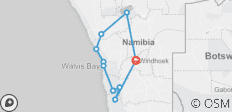  Namibia Explorer (Accommodated) - 10 Days - 10 destinations 