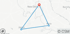  Au départ de Delhi : 6 jours d\'excursion privée de luxe dans le Triangle d\'Or en Inde - 4 destinations 